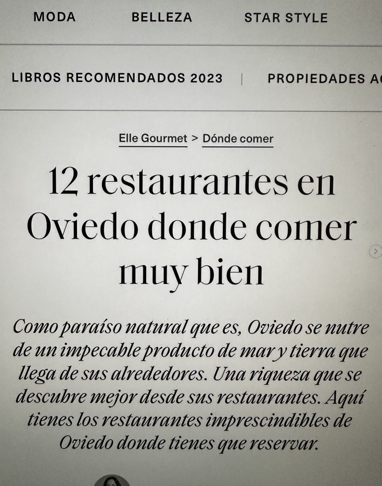 12 restaurantes para comer bien en Oviedo